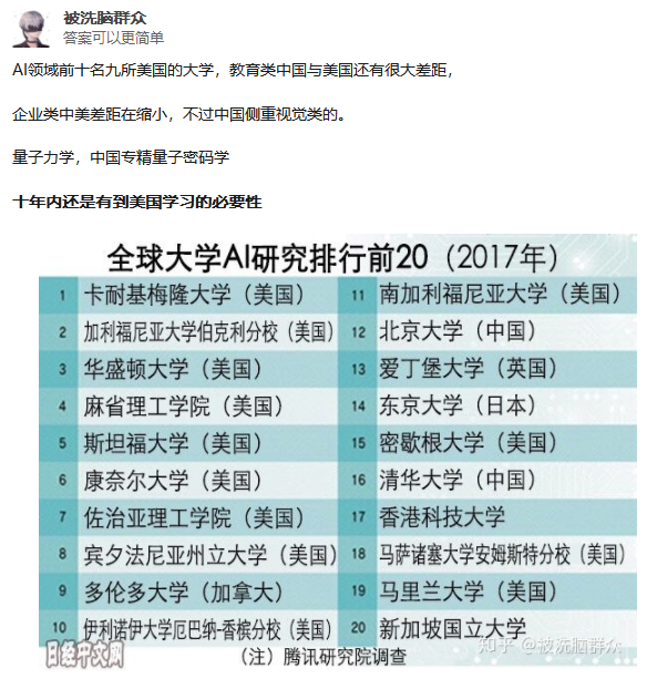 反对中国留学生学习AI和量子技术，美国要干啥？