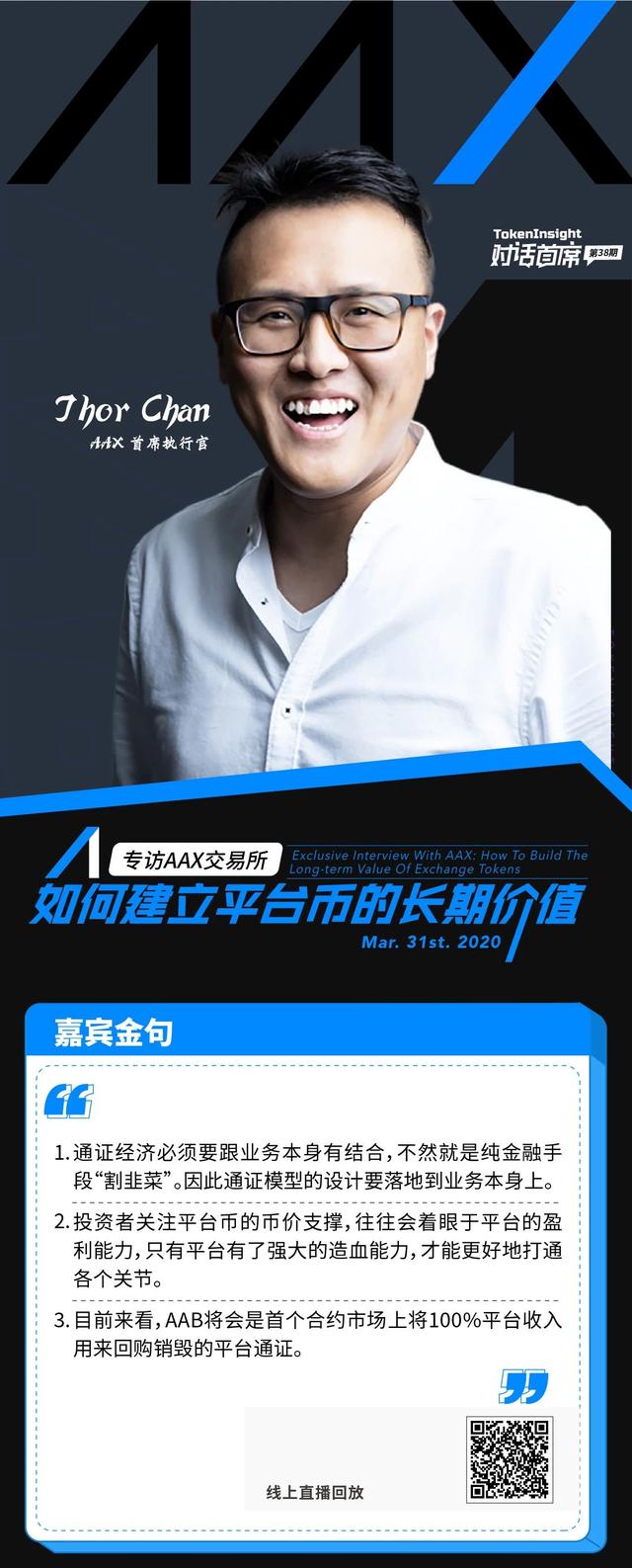 活动回顾：专访AAX交易所——如何建立平台币的长期价值？