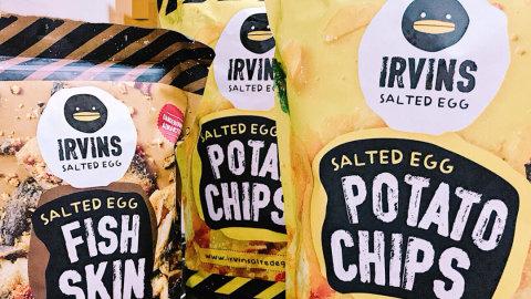 香港新店IRVINS💥新加坡网红咸蛋黄薯片和鱼皮袭港啦‼️