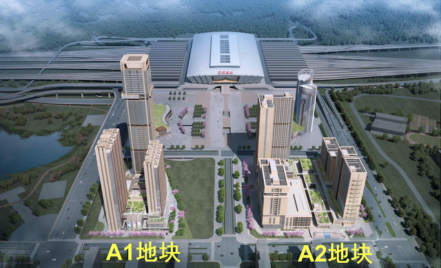 呈贡再添200米以上超高层 新加坡企业在昆明高铁南站打造54层酒店