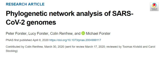 新冠病毒源自哪里？基因组分析显示：美国流行原始类型