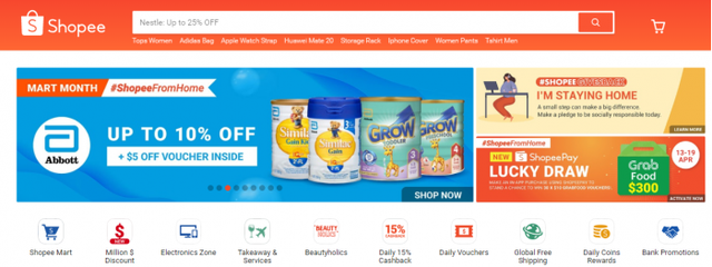 腾讯和阿里投资的新加坡电商平台正扩大其在东南亚市场的领先地位