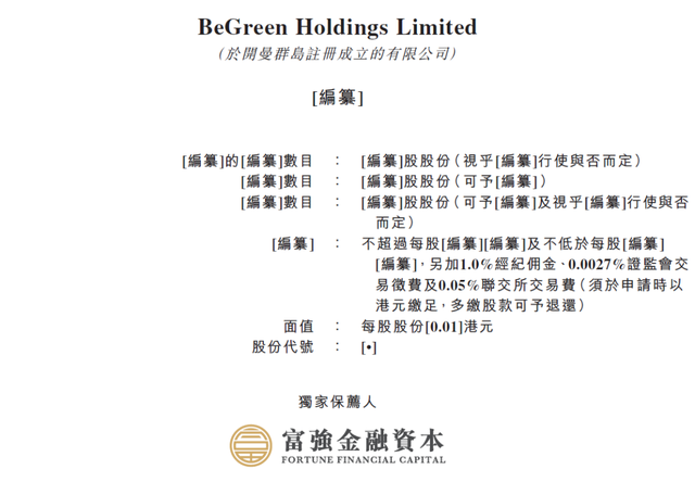 BeGreen，来自新加坡的综合环境服务商，拟香港GEM上市