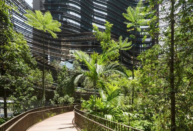 LEED白金级绿色建筑，新加坡一号码头“绿色心脏”