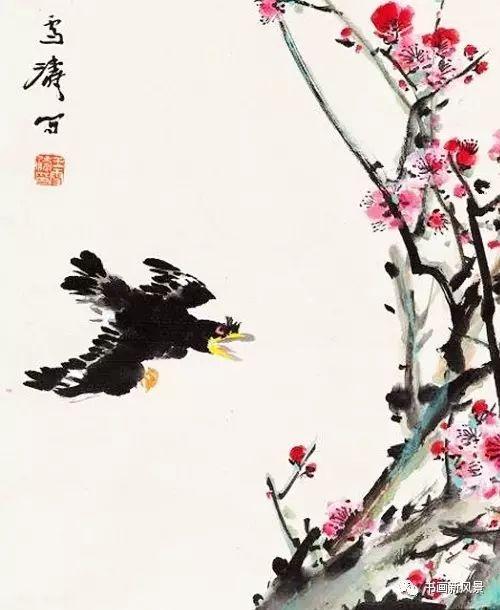 三位大师画飞鸟，绝啦