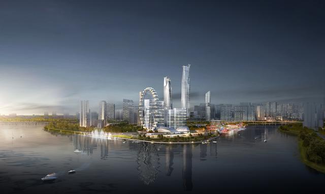 广州荔湾大坦沙岛改造驶入“快车道”，白鹅潭沿江总部经济带建设提速