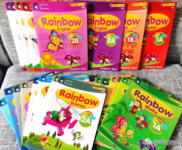 免费下载|幼儿科学启蒙必备的新加坡Rainbow彩虹练习册—英+数+科