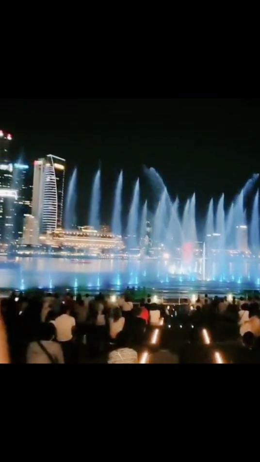 新加坡夜景，太震撼了