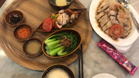 新加坡 海南鸡饭 文东记vs黎记海南鸡饭