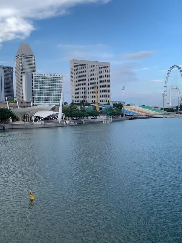 新加坡 旅游必到打卡地 金沙酒店 鱼尾狮 还有中国银行也在👍