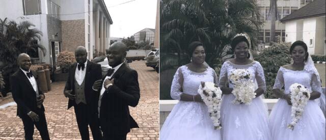 三胞胎姐妹嫁给三胞胎兄弟，6人同时举办婚礼其乐融融，太难得