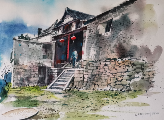 美！一个马来西亚画家笔下的石门村