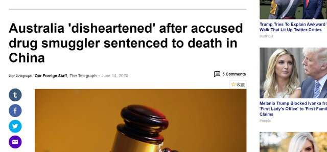 美国网友如何看待中国判决澳大利亚人死刑，大多数觉得活该