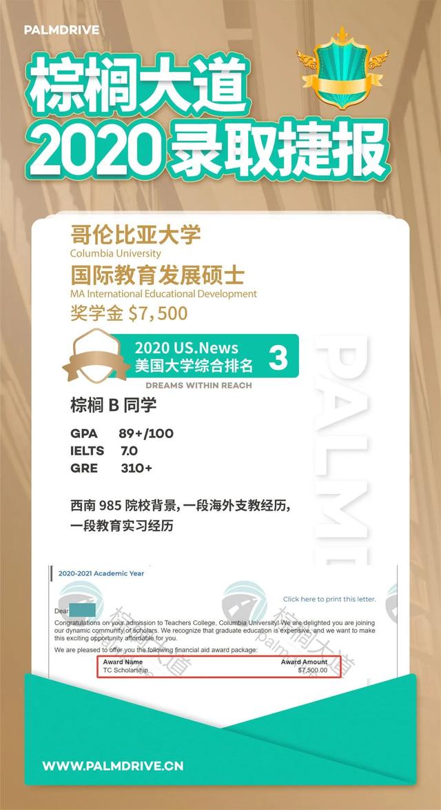 棕榈大道留学 丨 留学奖学金申请解析