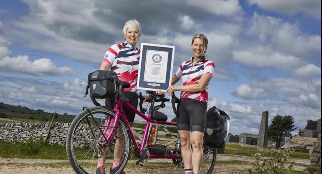 两名英国女性仅用263天骑车环游世界