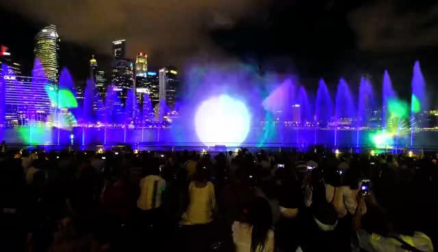 #新加坡 #音乐喷泉