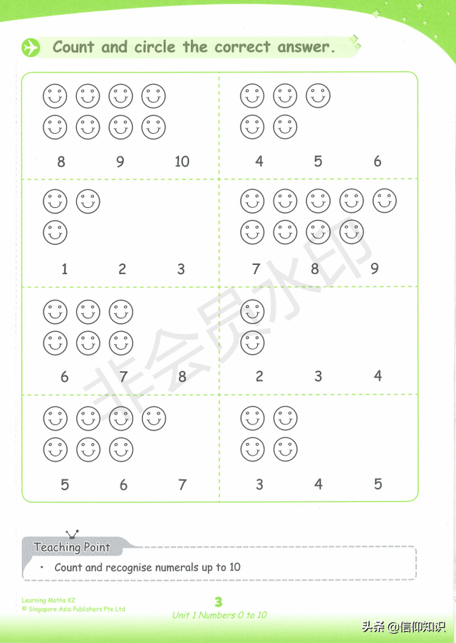 新加坡幼儿数学练习册，可以给小朋友玩起来，共3册