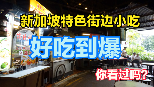 新加坡街边小吃锅喜炒饭