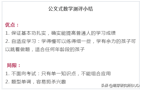 新加坡数学、公文数学、加州数学、摩比数学，4大门派你是哪派？