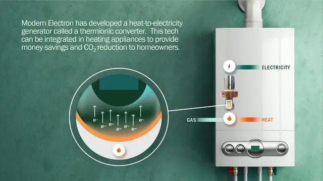 高盛分析师转职科学家，革新热离子转化器将家用燃气设备变发电机