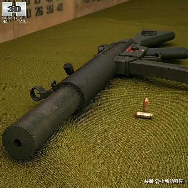 MP5冲锋枪：为反恐而生，精确度高、射击稳定，拯救过无数人质