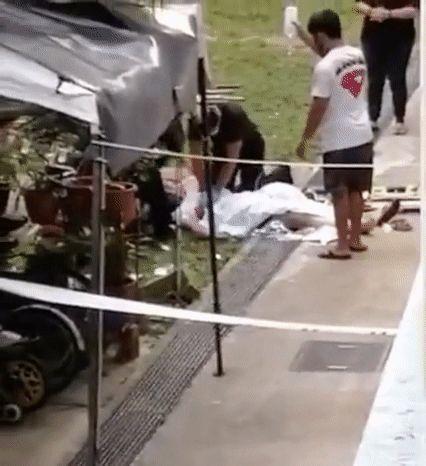 新加坡组屋楼下女子流血横躺，24 岁中国籍男子残忍杀妻
