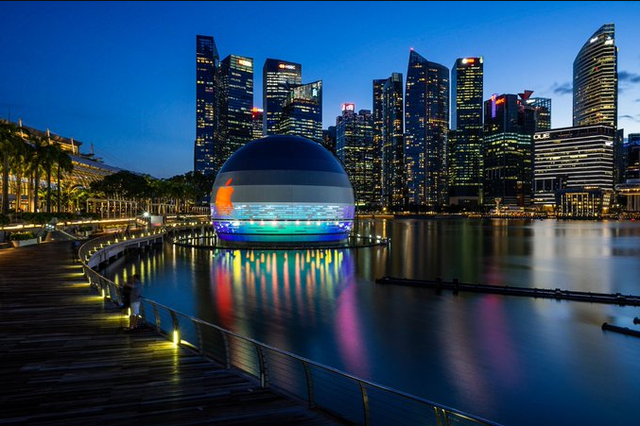 苹果准备在新加坡开一个很酷的苹果商店