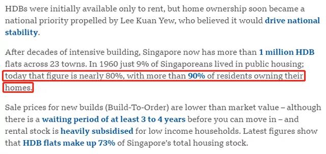 新加坡居者有其屋的说法是真的吗？新加坡楼市房地产专题分析
