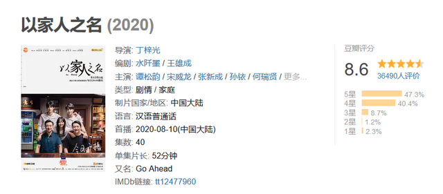 「以家人之名」也要烂尾？
