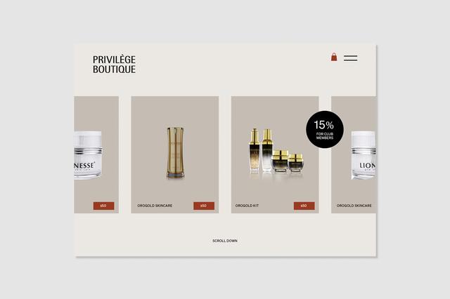 Privilege Boutique 新加坡精品店品牌设计