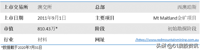 黃金勘探商Red Mountain Mining