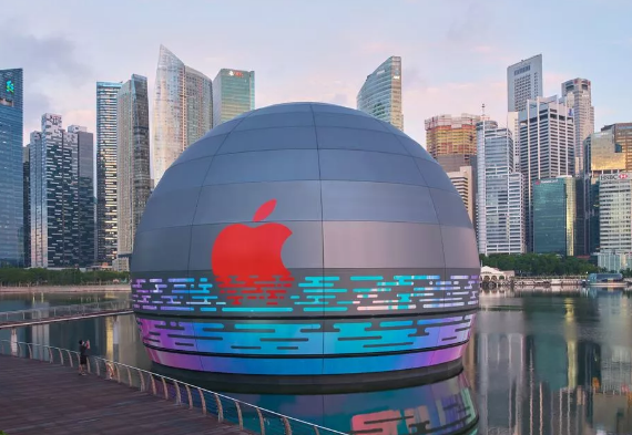首个水上Apple Store即将开业，新加坡再添网红打卡点