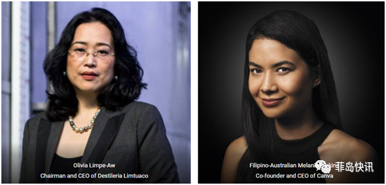 两名菲人入选福布斯2020年 最具影响力亚洲商界女性排行榜