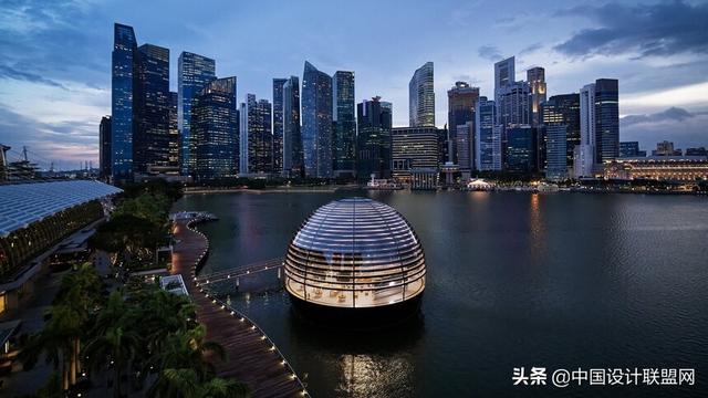 苹果新加坡滨海湾金沙旗舰店设计