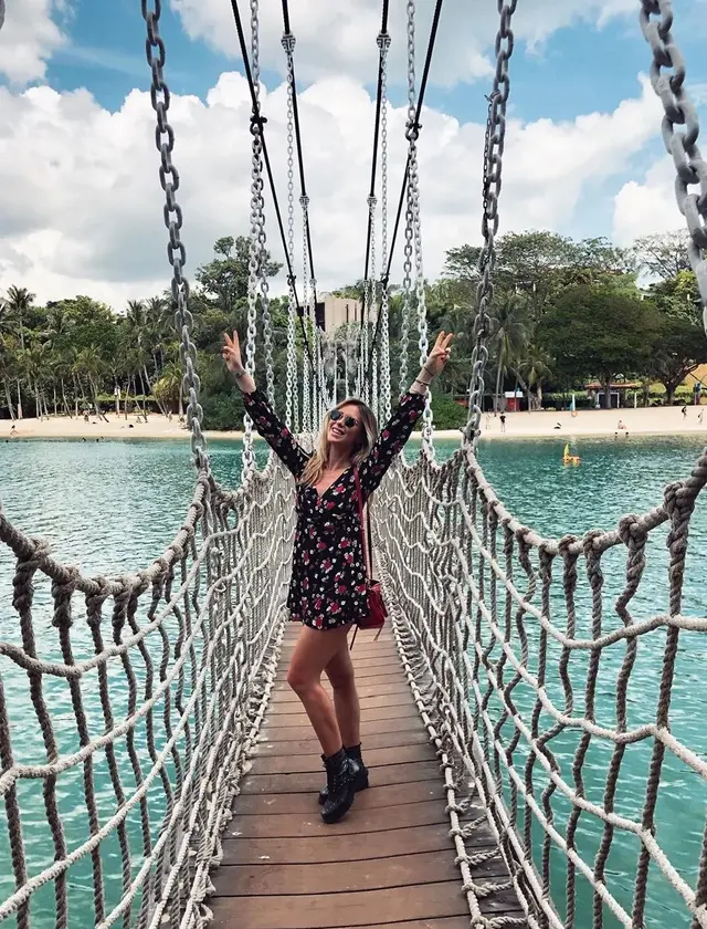 新加坡网红“浮桥”，究竟有多美？