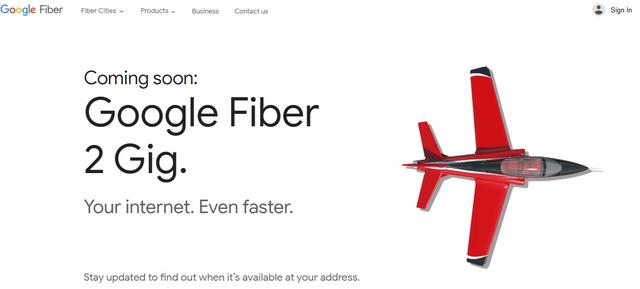 谷歌将在美国推出 2GbE 宽带：千兆上传，月费 100 美元