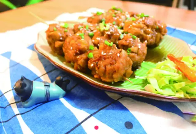 创意美食 | 蜂蜜肉丸之串