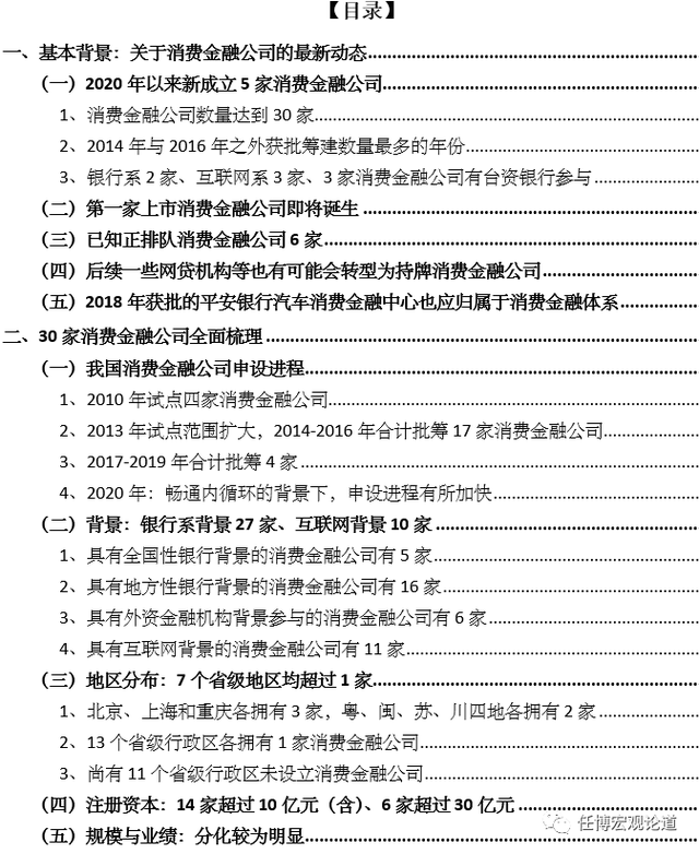 全面剖析30家消费金融公司（2020年版）