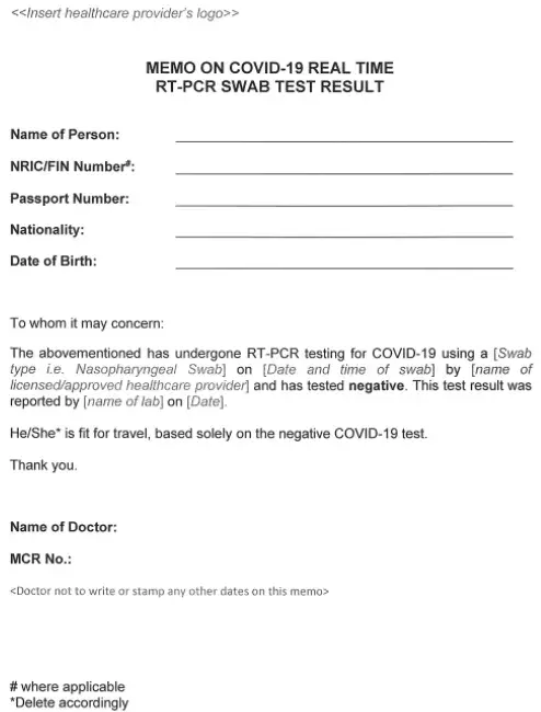 中国驻新加坡大使馆：直飞国内核酸检测阴性证明格式有变