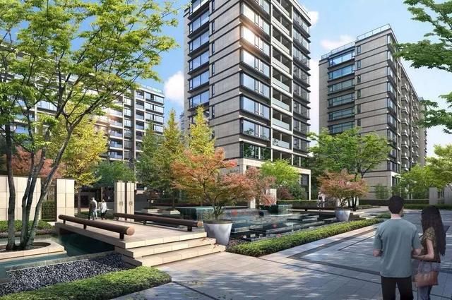 绍兴市柯桥，钱江彩虹府：新加坡式园林，简奢建筑风格