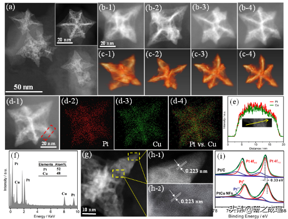 王得丽团队：PtCu纳米框架结构有序化过程的原位电镜表征