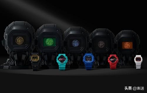 中国风：G-SHOCK再度联名新加坡艺术家推出五虎将系列腕表