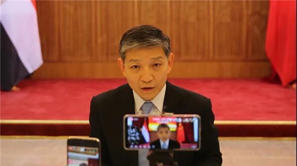 中国驻埃及大使廖力强批驳美国副国务卿克拉奇访埃期间攻击污蔑中国