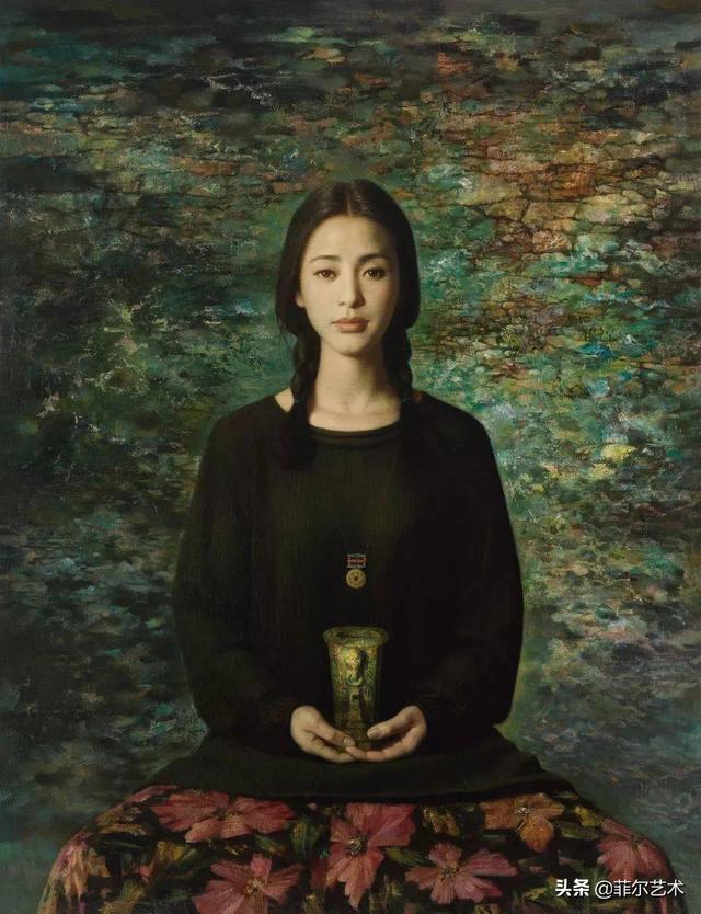 中国油画家谢楚余女性人物油画作品赏析