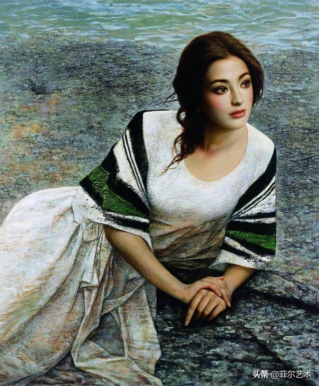 中国油画家谢楚余女性人物油画作品赏析