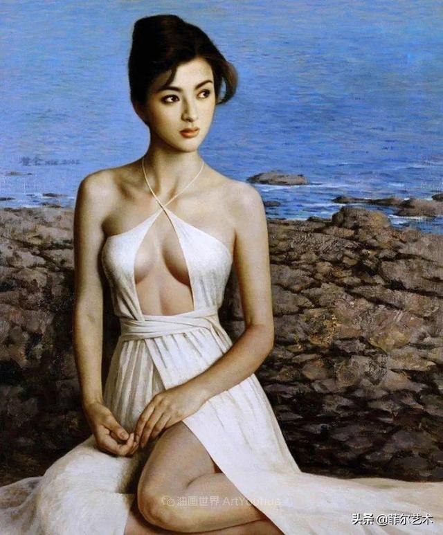 中国油画家谢楚余女性人物油画作品赏析