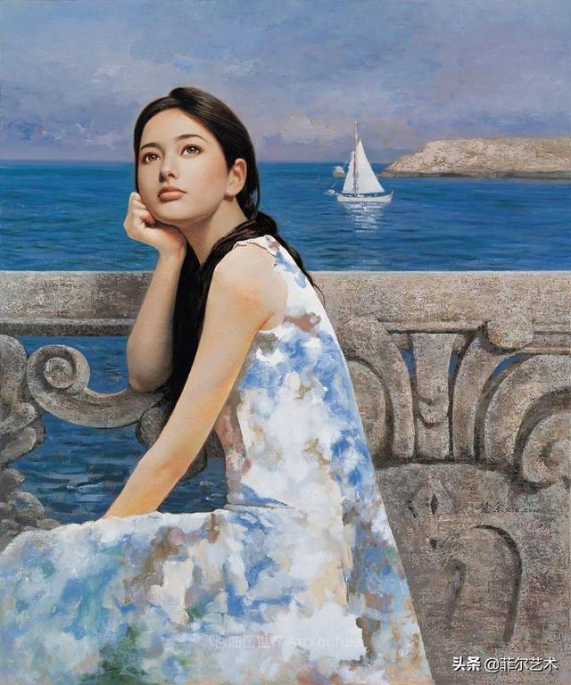 中国油画家谢楚余女性人物油画作品赏析