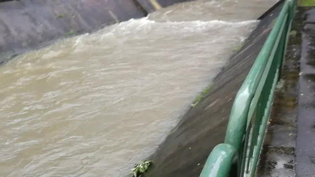 【新加坡观察】刚刚下了一场大雨，快来看看新加坡的大水沟涨水了
