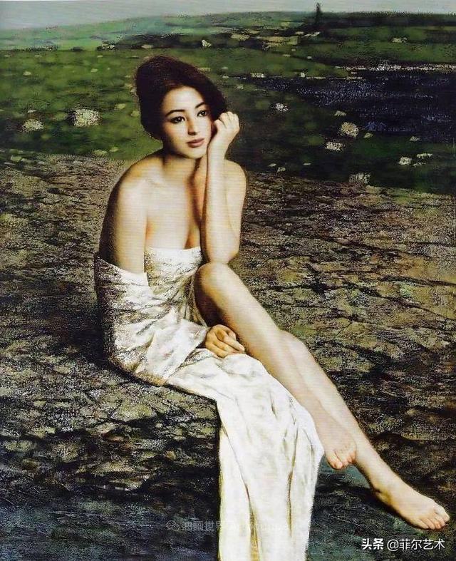 中国油画家谢楚余女性人物油画作品赏析