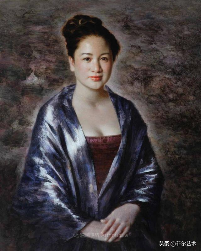 中国油画家谢楚余女性人物油画作品赏析